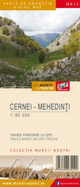 Hartă de drumeție - Cernei-Mehedinți 