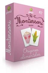 Cărți de joc Montessori: Asocieri. Originea alimentelor 