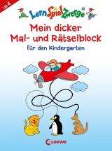 Mein dicker Mal- und Rätselblock für den Kindergarten 