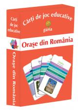 Cărţi de joc educative: Oraşe din România 