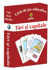 Cărţi de joc educative: Ţări şi capitale  